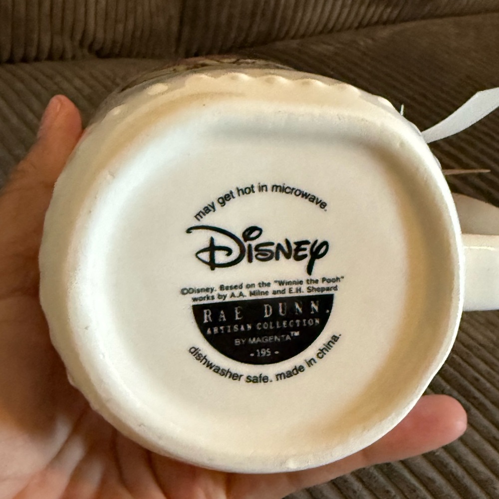 Rae Dunn x Disney x Winnie the Pooh Double-sided Mug FEELING 11 O’CLOCKISH NWT - Picture 8 of 8